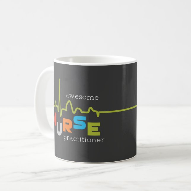 National Nurse Practitioner Week Awesome Coffee Mug (Front Left)