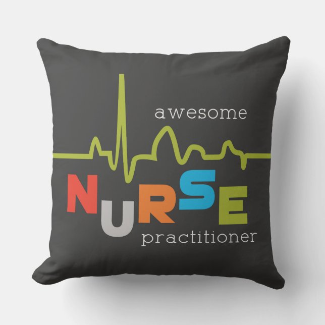 National Nurse Practitioner Week Awesome Cushion (Front)