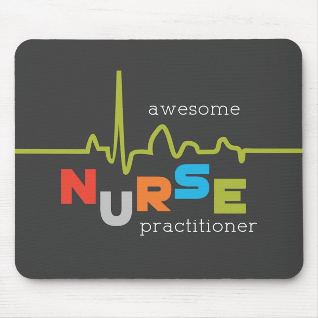 National Nurse Practitioner Week Awesome Mouse Mat (Front)