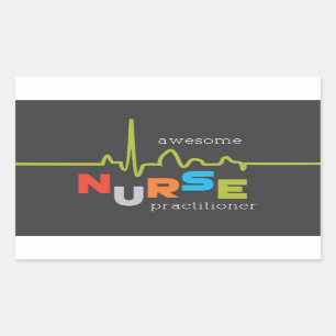 National Nurse Practitioner Week Awesome Rectangular Sticker