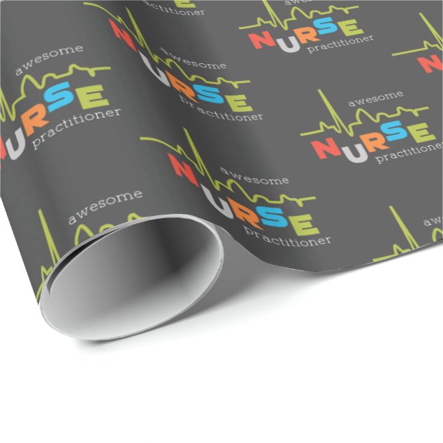National Nurse Practitioner Week Awesome Wrapping Paper (Roll Corner)