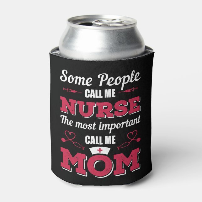 national nurses day. thank you for beeing awesome can cooler (Can Front)