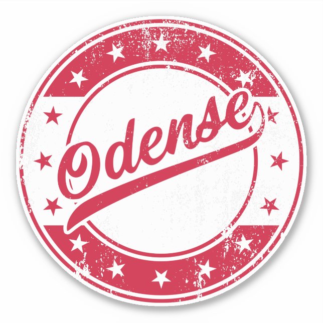 National - Odense Denmark Sticker (Front)
