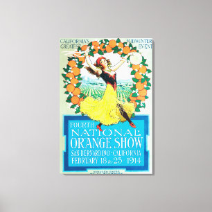 National Orange ShowPoster #2 Canvas Print