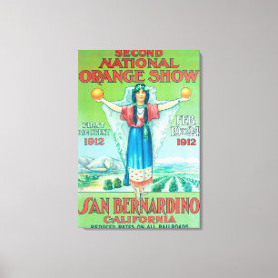 National Orange ShowPoster #4 Canvas Print