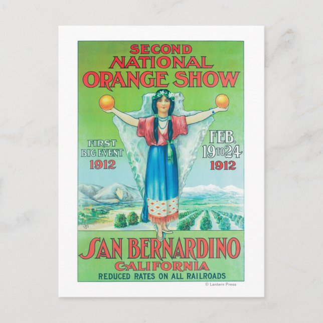 National Orange ShowPoster #4 Postcard (Front)