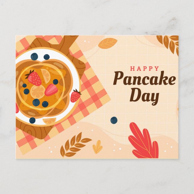 National Pancake Day Postcard (Front)