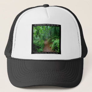 National Park Anniversary Hot Springs Mt Trail Trucker Hat