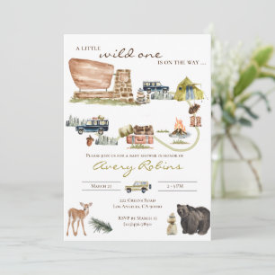 National Park Baby shower invitation dainty