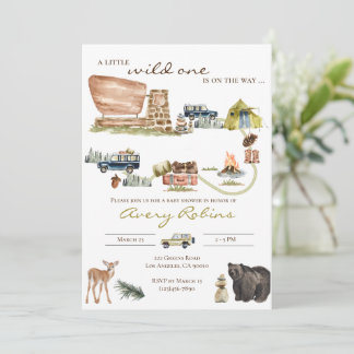 National Park Baby shower invitation dainty 