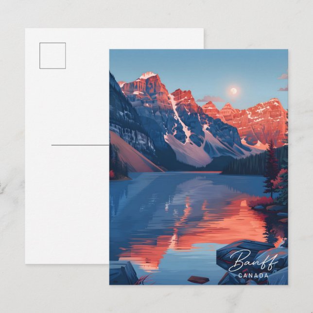 National Park Banff Canada Travel  Postcard (Front/Back)