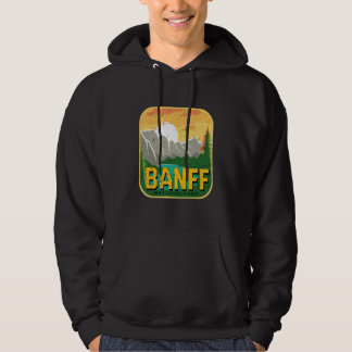 National Park Canada Alberta Banff Camping Mountai Hoodie