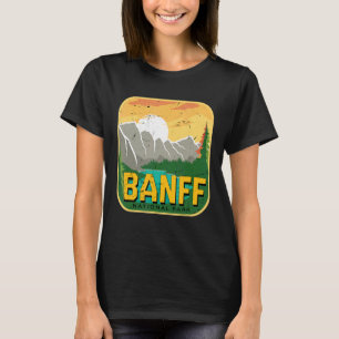 National Park Canada Alberta Banff Camping Mountai T-Shirt