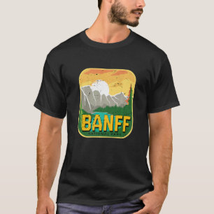 National Park Canada Alberta Banff Camping Mountai T-Shirt