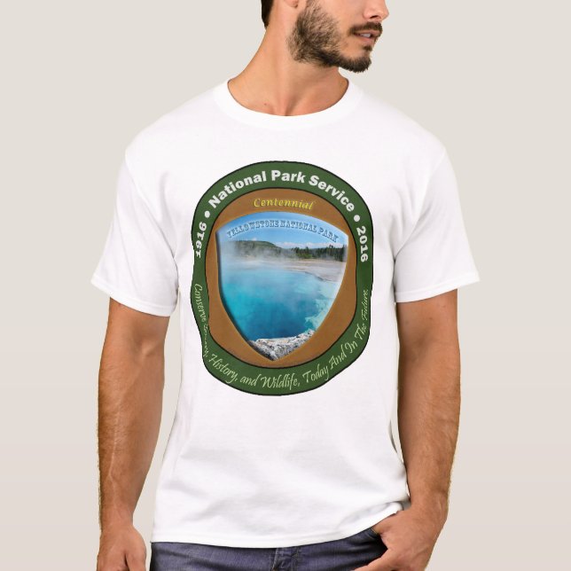 National Park Centennial TShirt Yellowstone (Front)