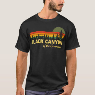 National Park Hiking Vintage Black Canyon The T-Shirt
