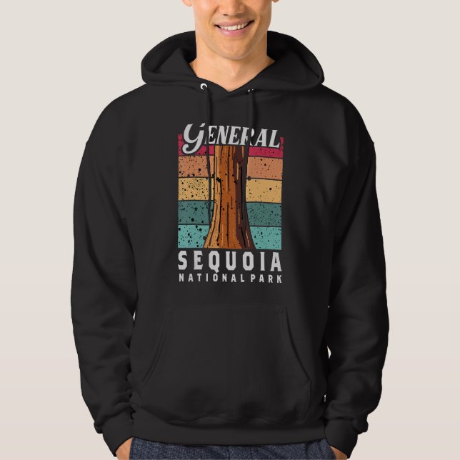 National Park Nevada Sequoia Redwood Hiking Campin Hoodie (Front)