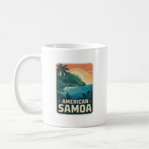 National Park of American Samoa Badge Coffee Mug