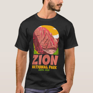 National Park Retro Style Utah Zion National Park T-Shirt
