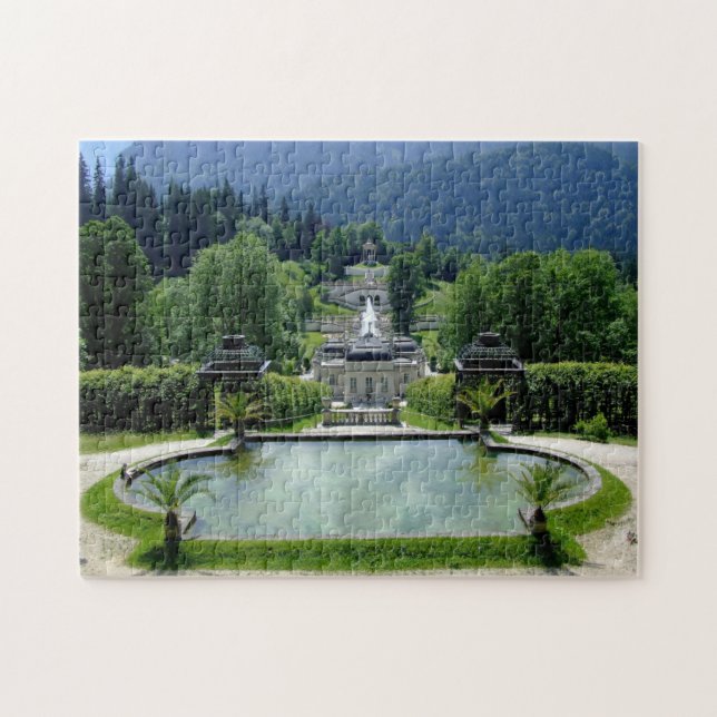 National Park Scenic Garden House Lake Jigsaw Puzzle (Horizontal)