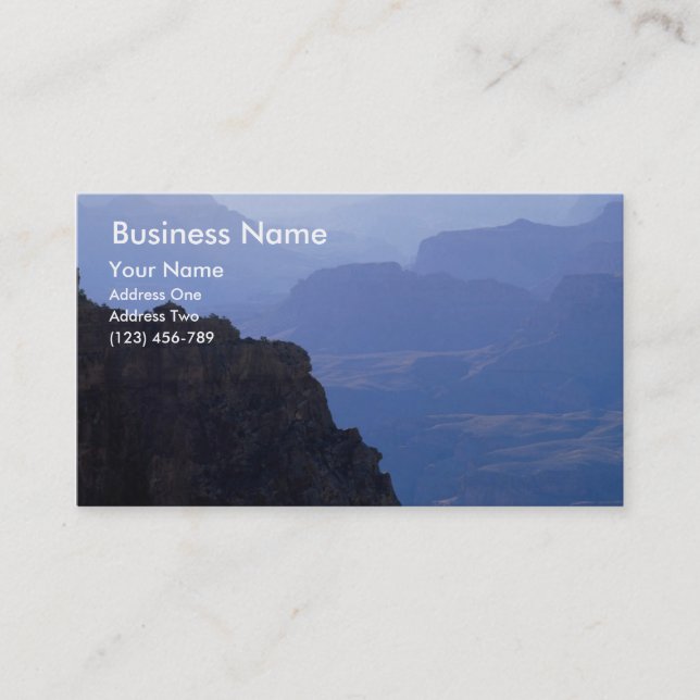National Park Standard Business Card (Front)