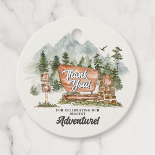 national park woodland favour tag