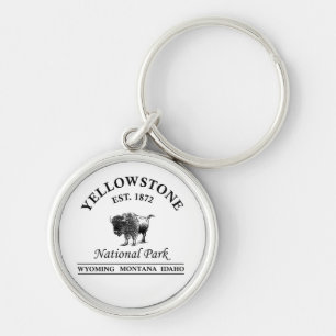 National Park Yellowstone Key Ring