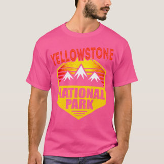 National Park Yellowstone Vintage Outdoor Hiking S T-Shirt