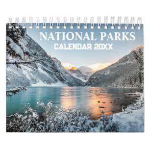 National Parks Calendar 2025 Personalised Calendar