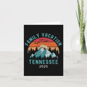 National Parks Mountains Family Vacation 2025 Tenn Card