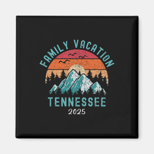 National Parks Mountains Family Vacation 2025 Tenn Magnet