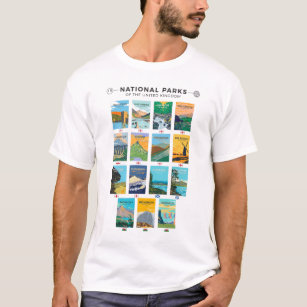National Parks Of The United Kingdom List  T-Shirt