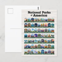 National Parks of the United States of America USA