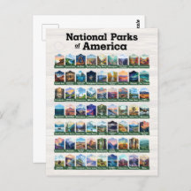 National Parks of the United States of America USA