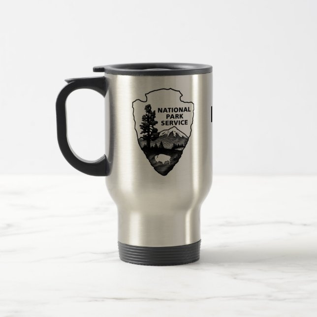 National Parks Service leads the resistance Travel Mug (Left)
