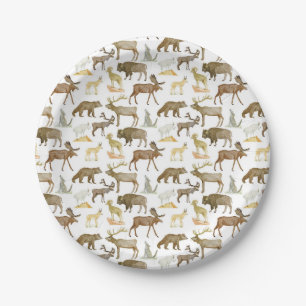 National Parks Wildlife Paper Plates