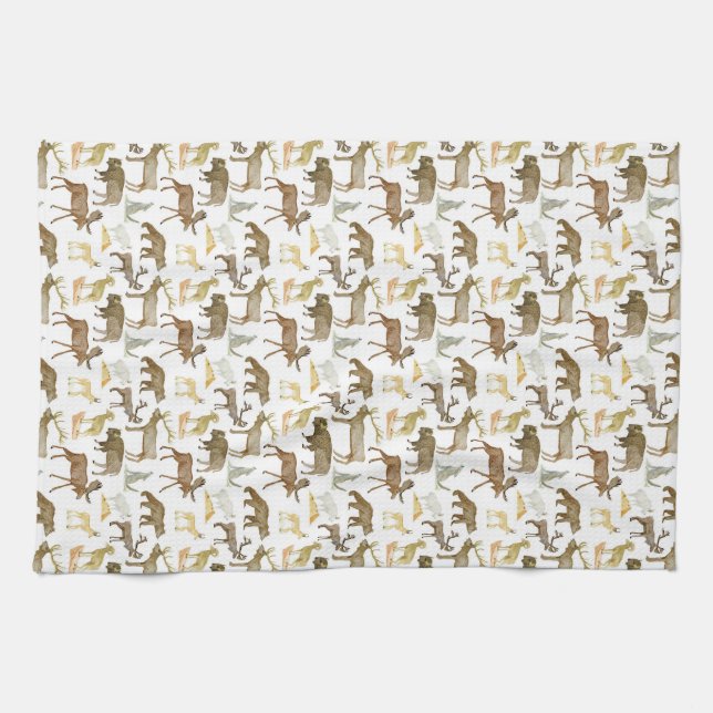 National Parks Wildlife Tea Towel (Horizontal)