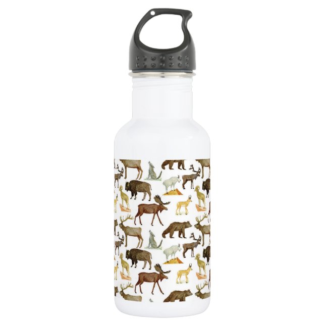 National Parks Wildlife Water Bottle (Front)