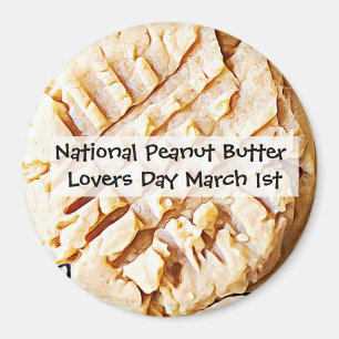 National Peanut Butter Cookie Day March 1st Magnet