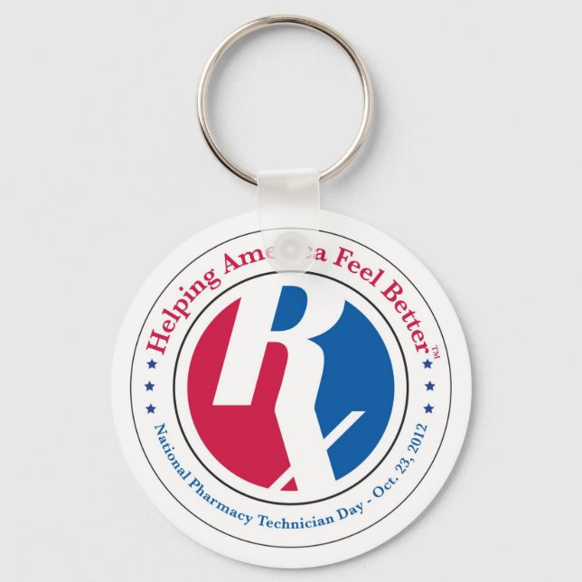National Pharmacy Technician Day 2012 Key Chain (Front)
