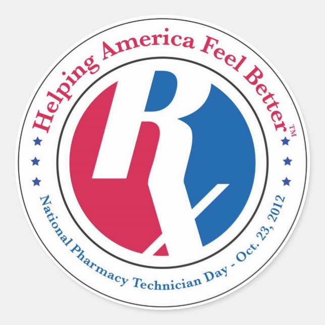 National Pharmacy Technician Day 2012 Sticker (Front)