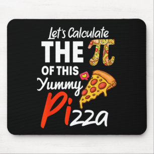 National Pi Day Pizza Pun Funny Math Teacher And P Mouse Mat
