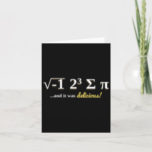National Pi Day Shirt Math Teacher T Shirt Pi Is D Card