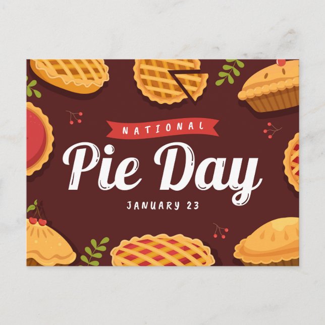 National Pie Day Postcard (Front)