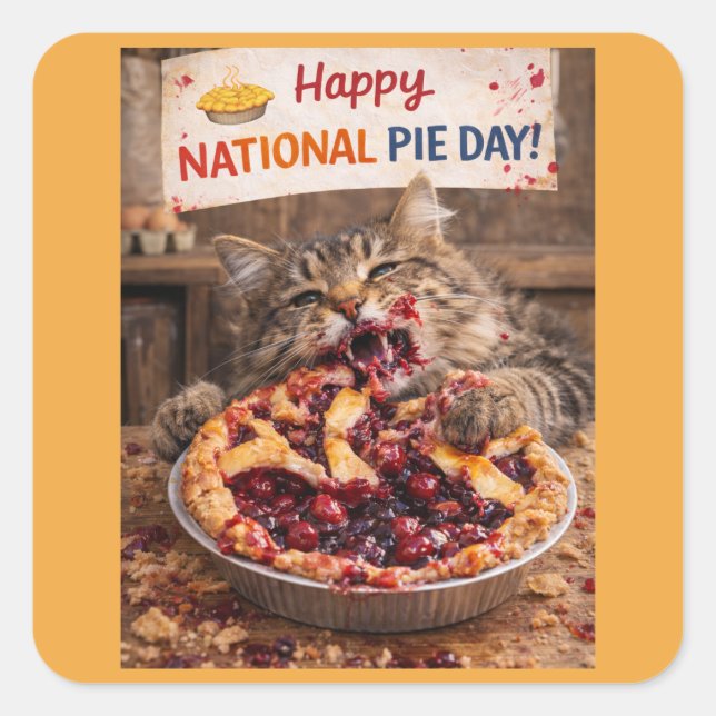 National Pie Day Stickers (Front)