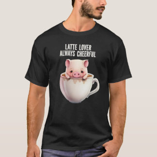 National Pig Day Latte T-Shirt