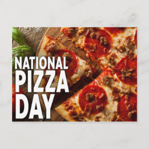 National Pizza Day Postcard