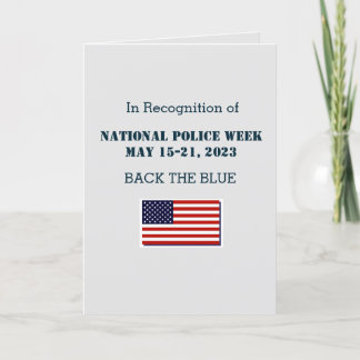 National Police Week 2023 Card