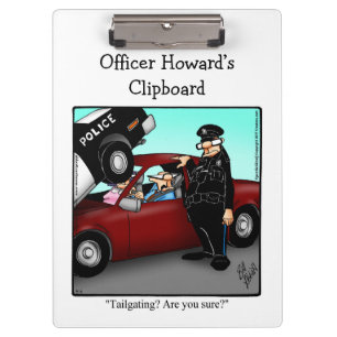 National Police Week Humour Clipboard Gift