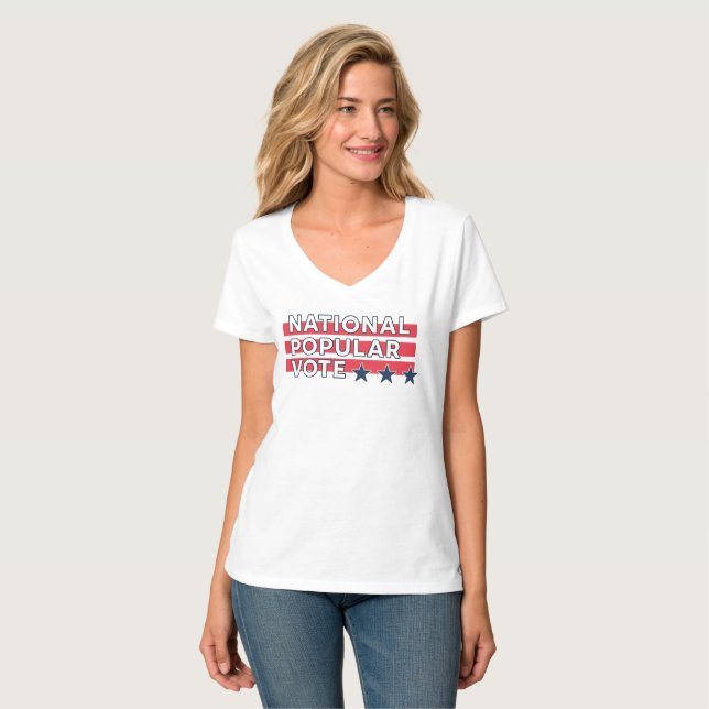 National Popular Vote T-Shirt (Front Full)